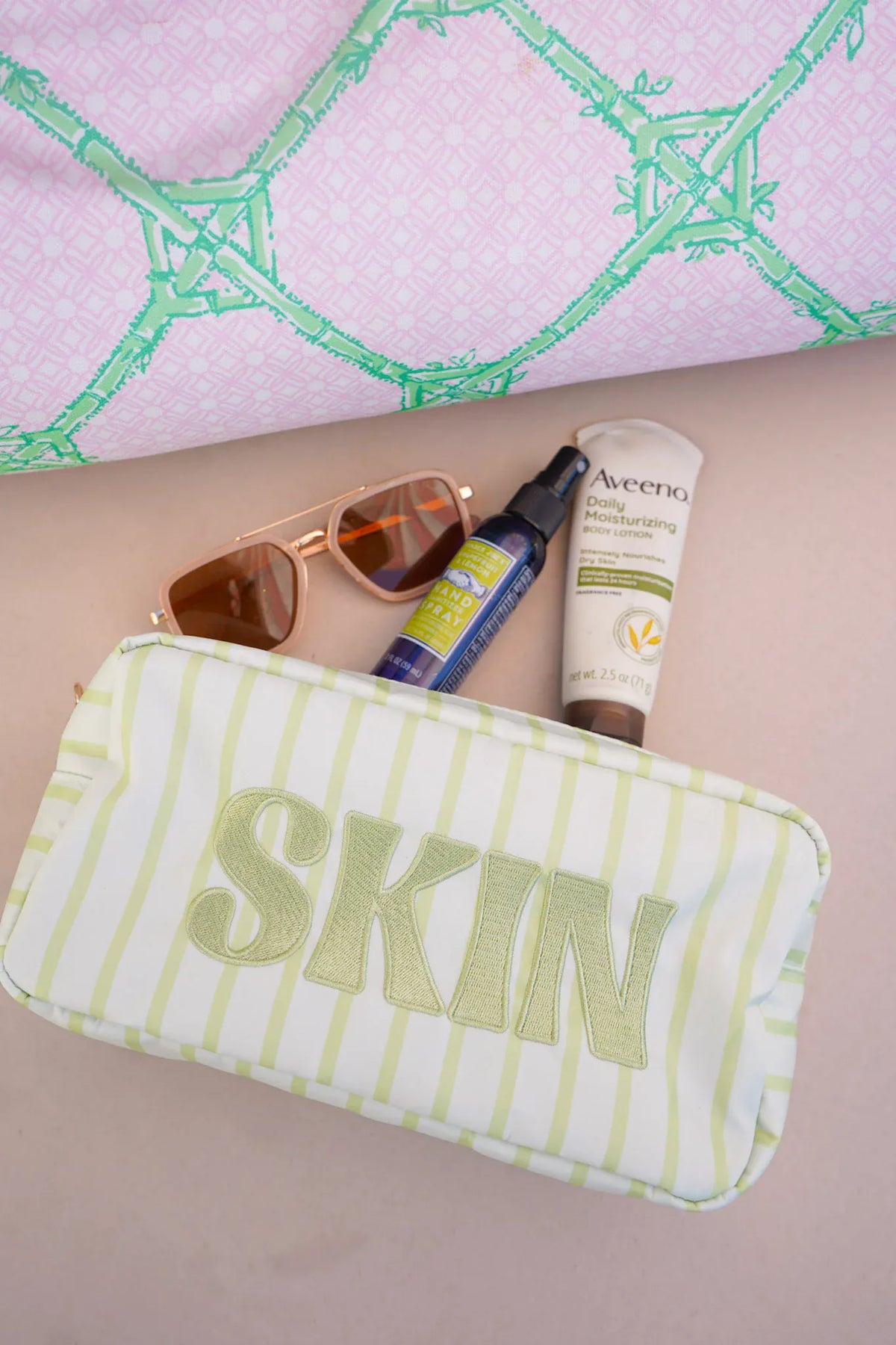 Skin Striped Travel Bag
