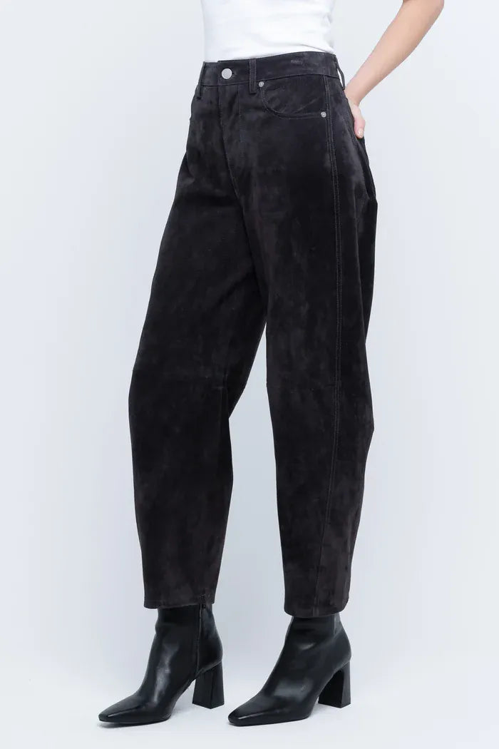Deep Slate Suede Pants