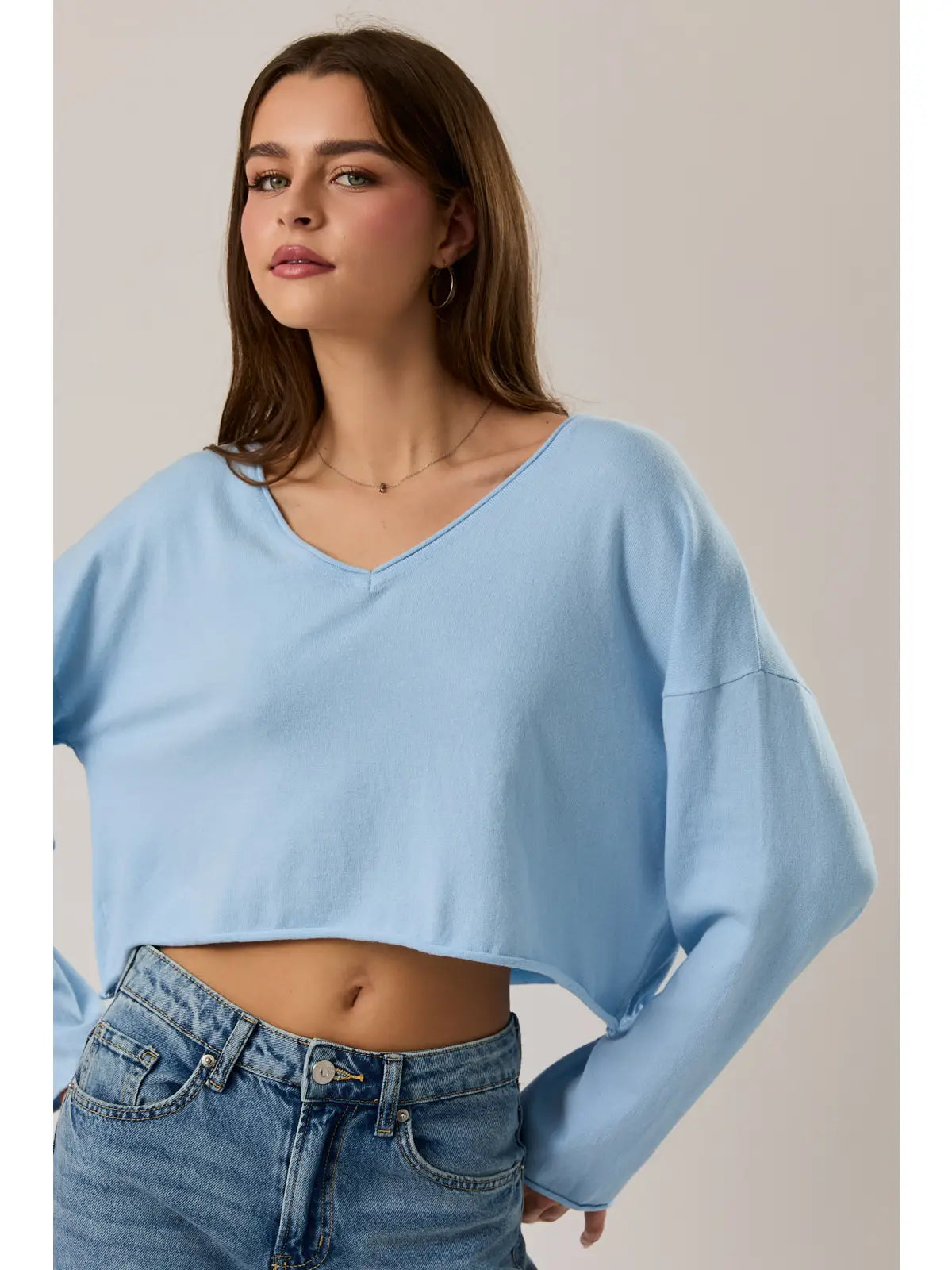 Boxy Crop Sweater