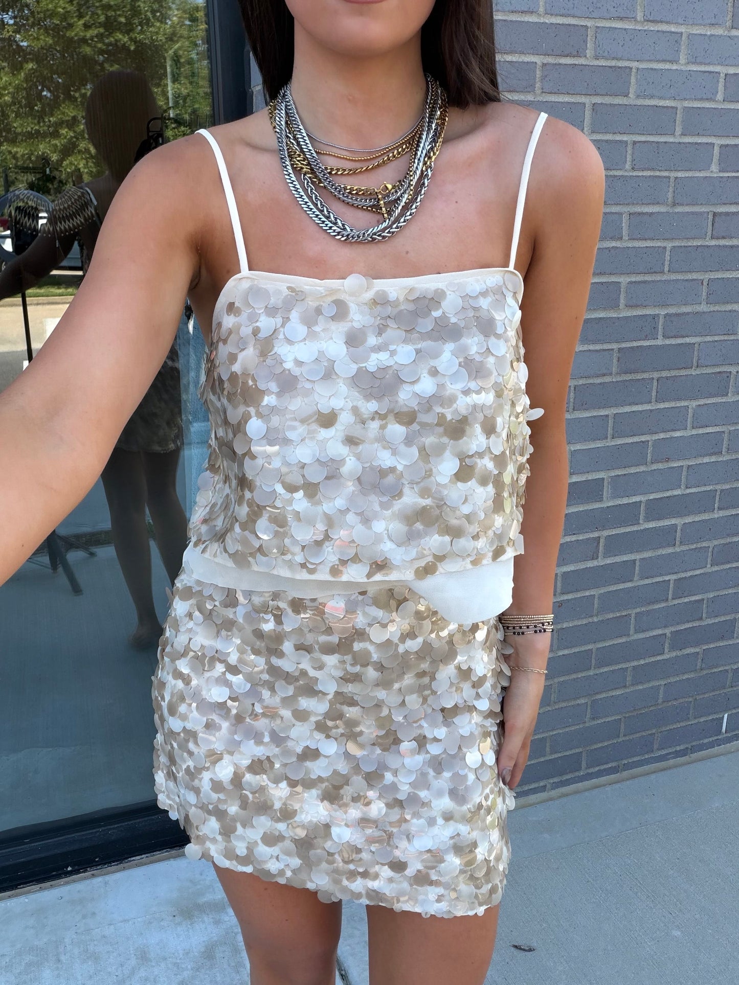Carlota Sequin Top
