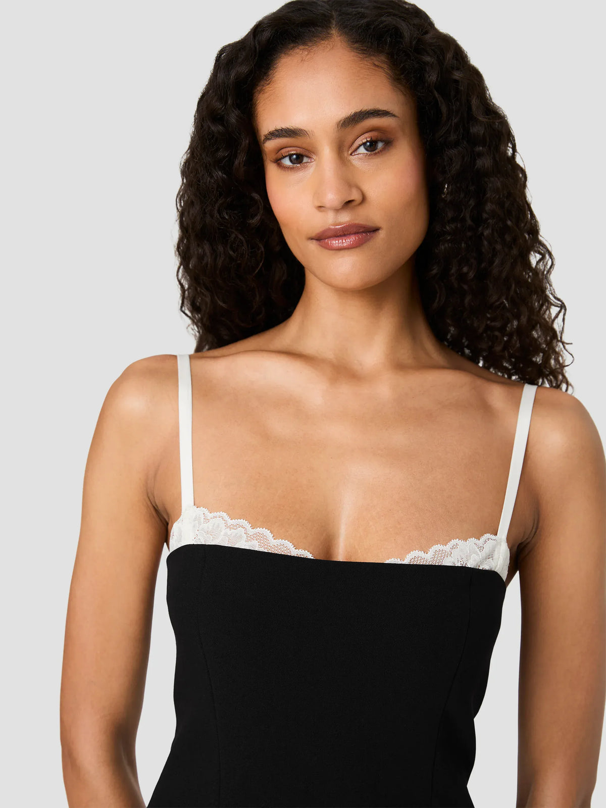 Azra Lace Trim Dress