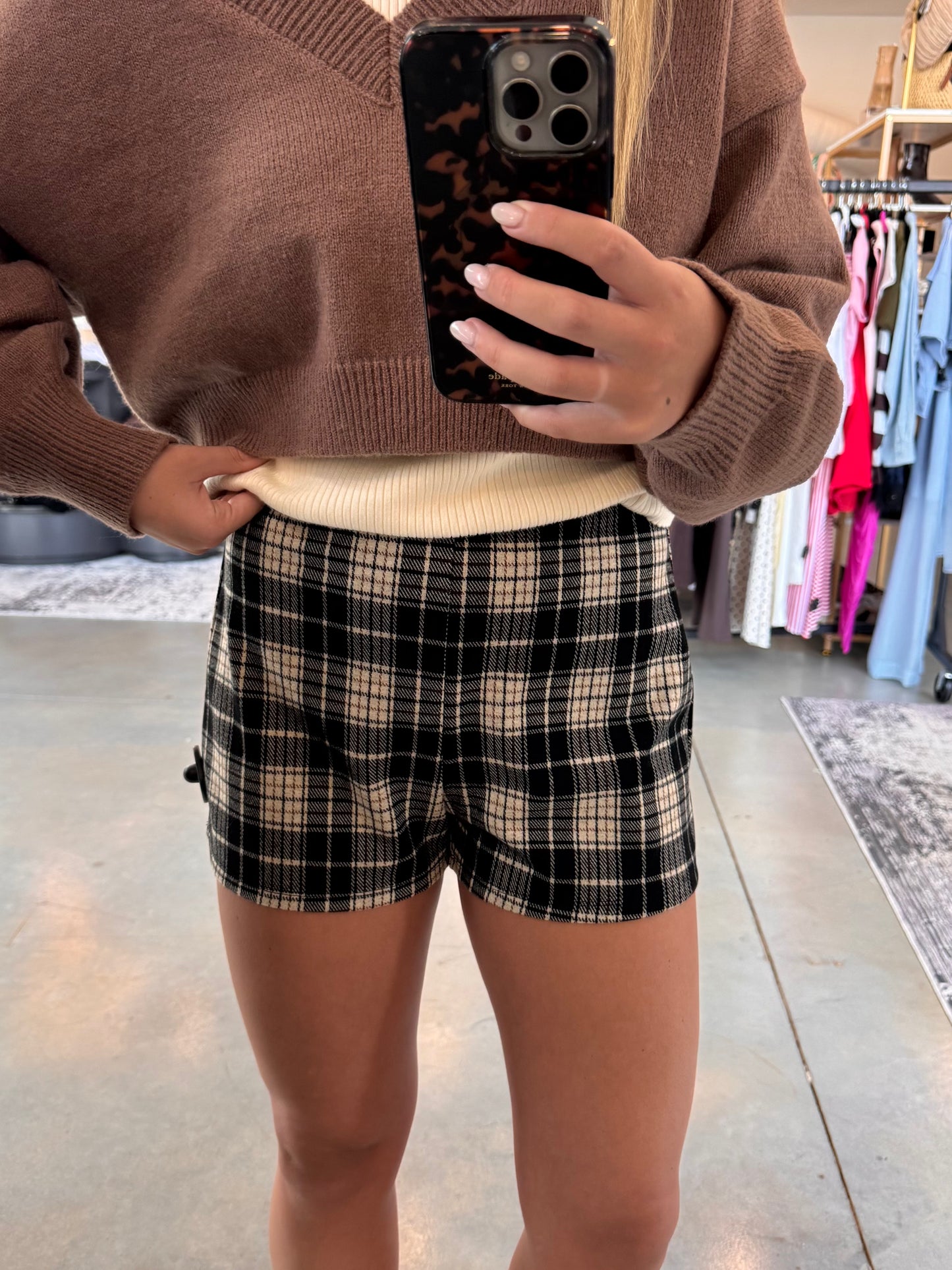 Served Plaid Shorts