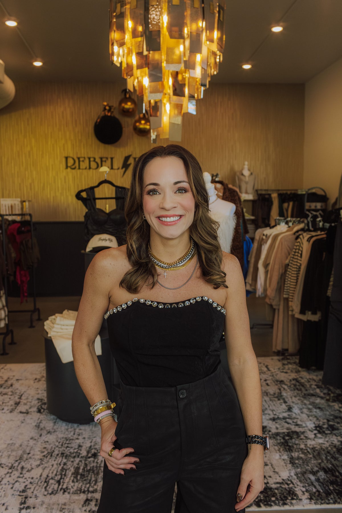 Nightcap Jewel Embellished Tube Top