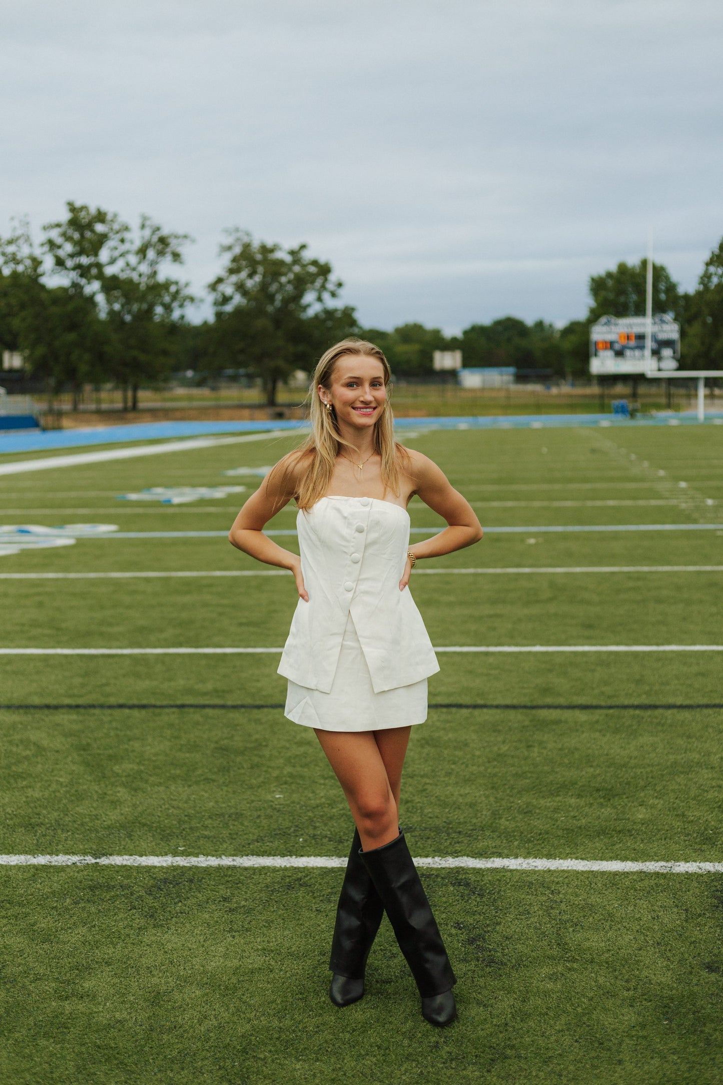 Front Button Romper