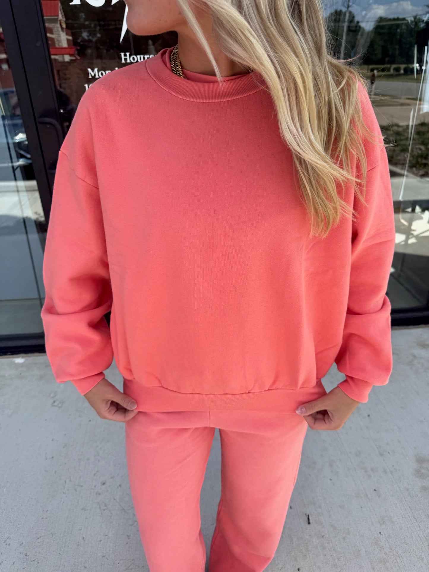 Solid Crewneck