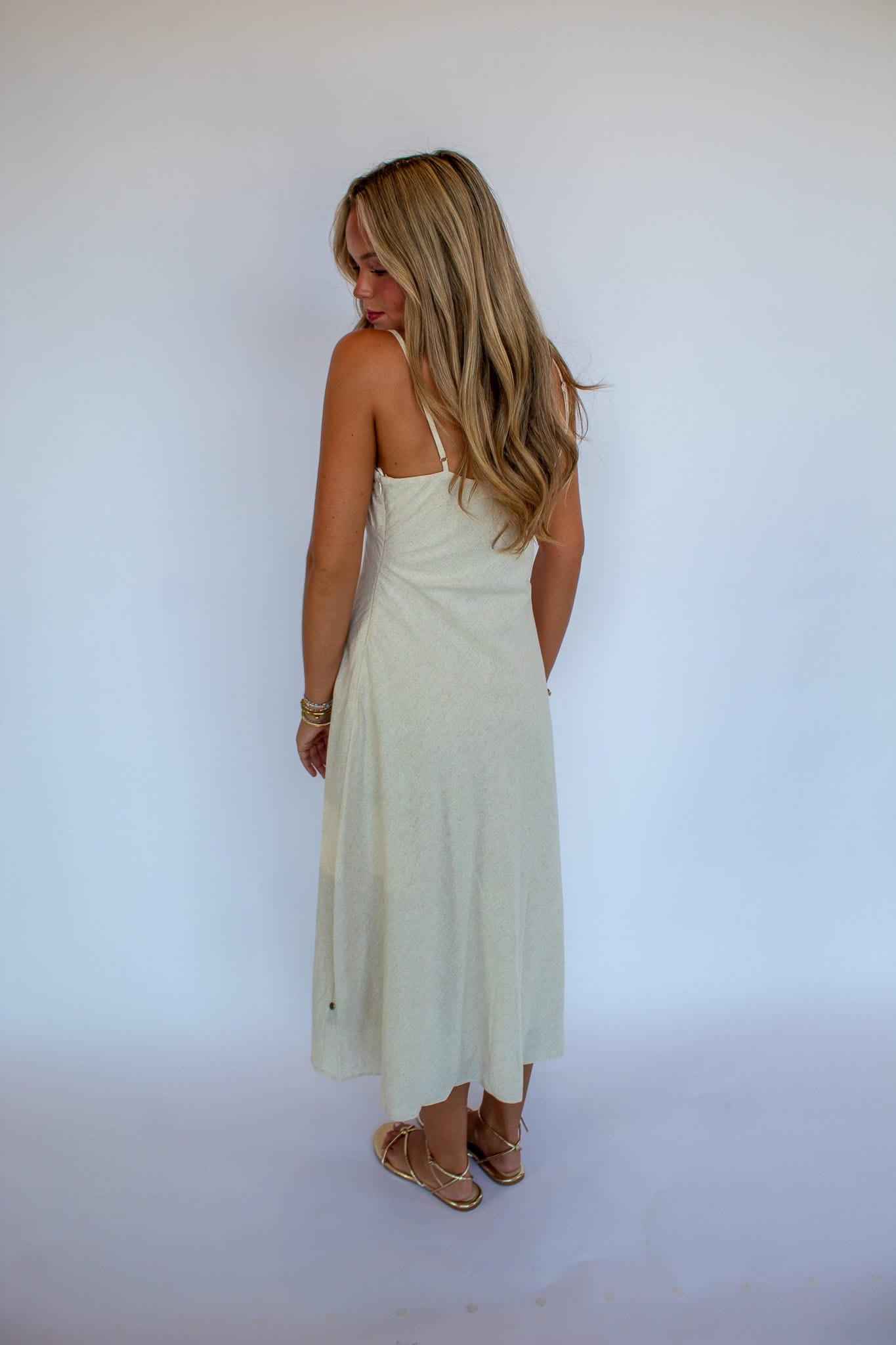 Emery Linen Midi Dress