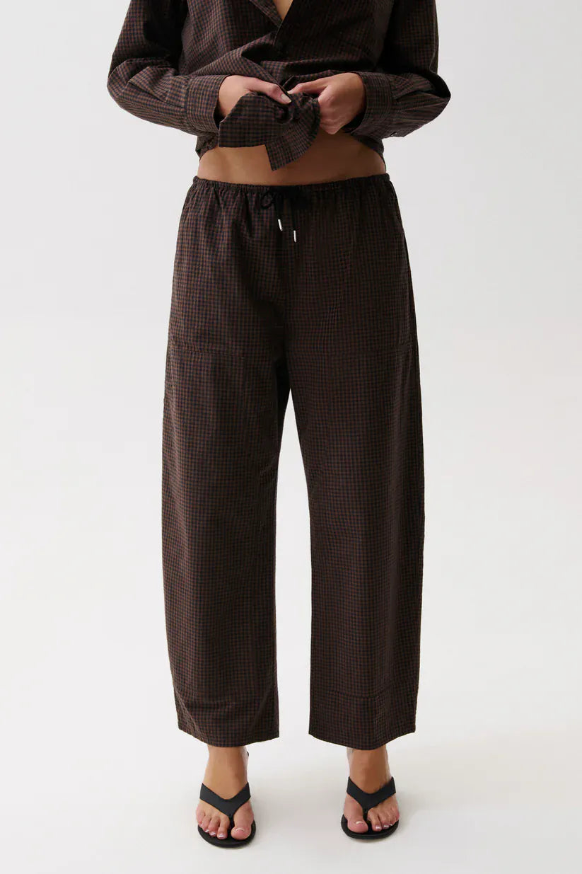 Theo Drawstring Poplin Pant