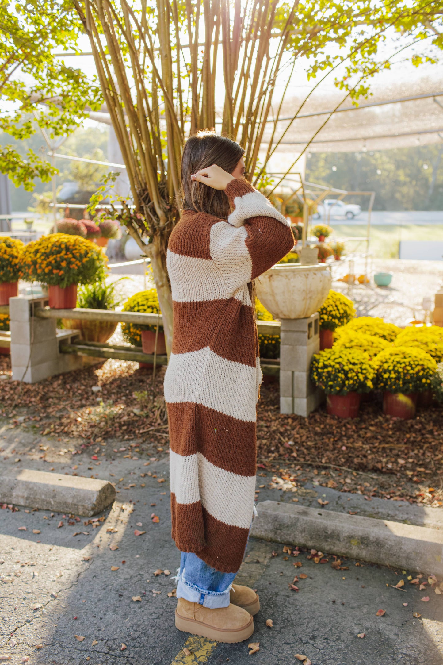 Suki Bubble Sleeve Duster