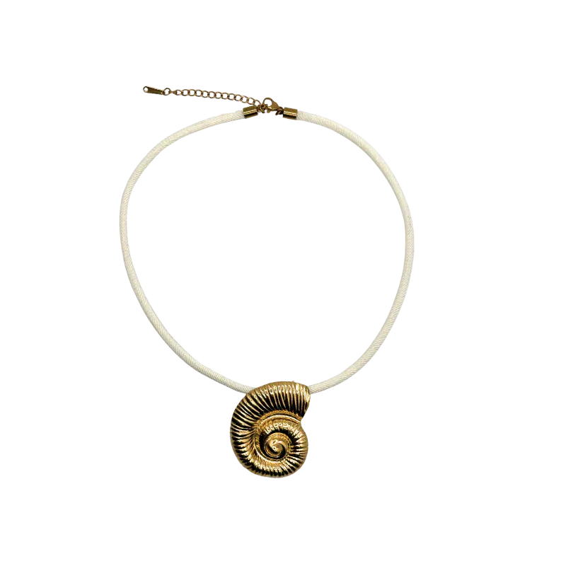Rope Necklace Conch
