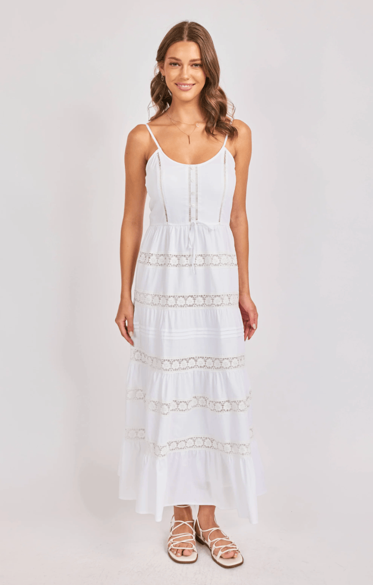 Low Tied Tiered Dress