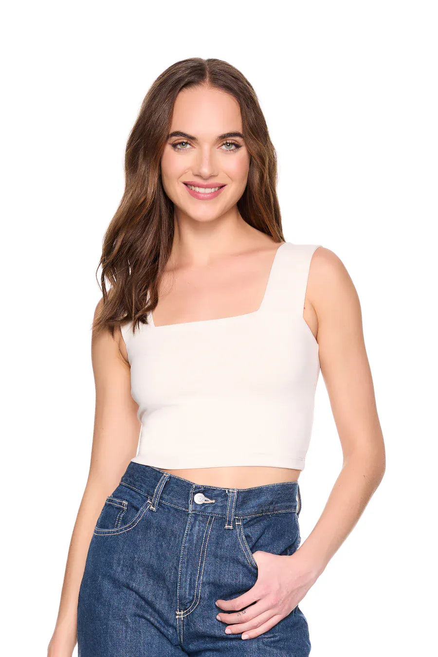 Wide Strap Top