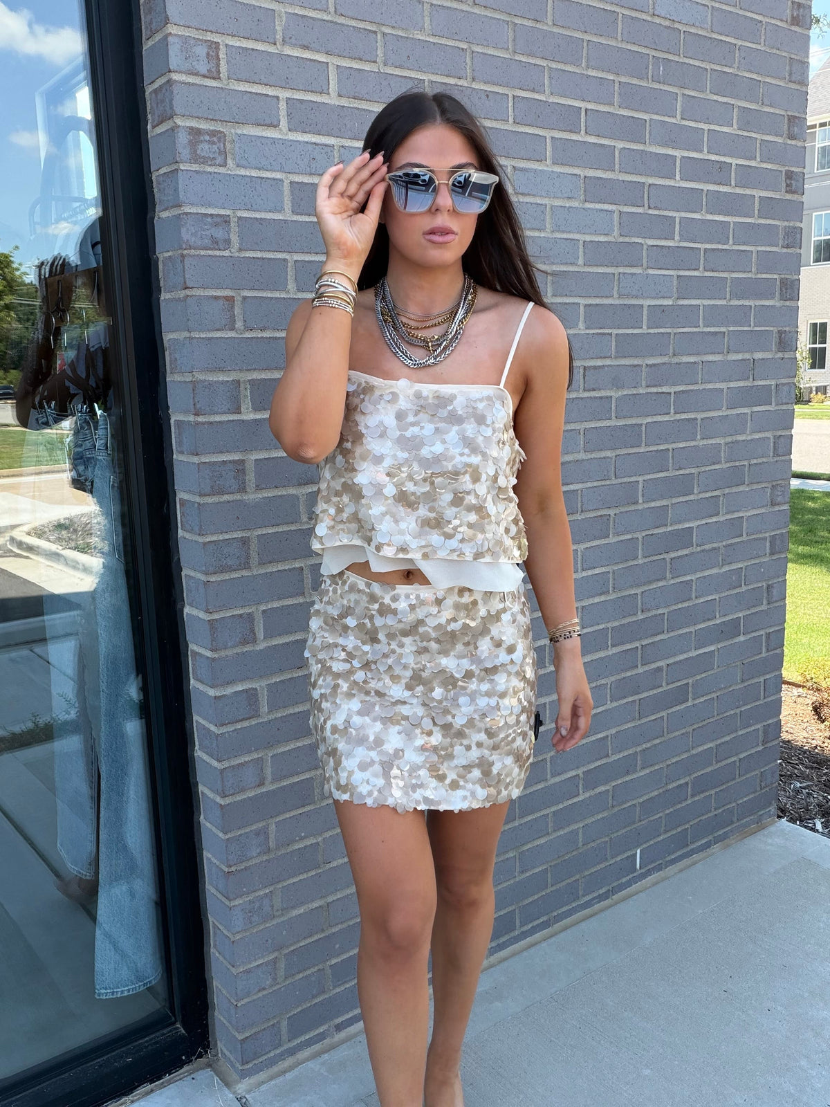 Carlota Sequin Top