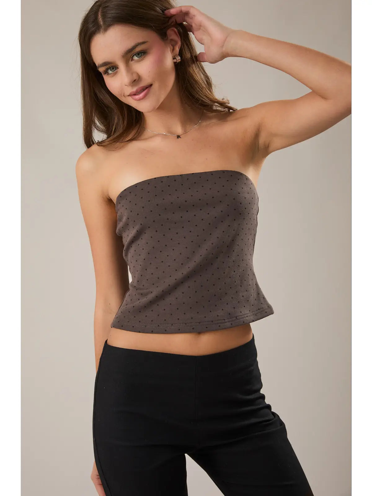 Polka Dot Tube Top