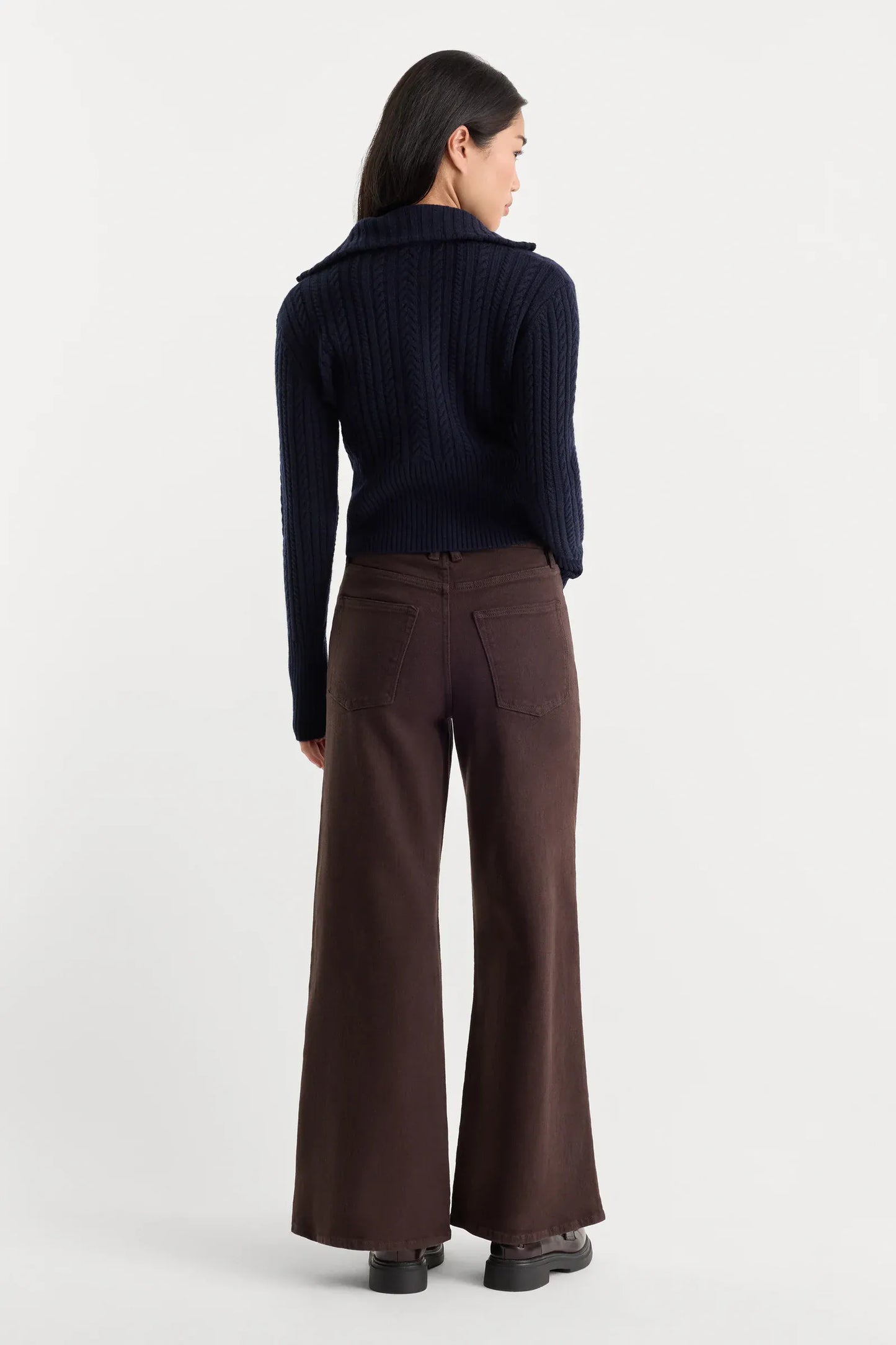 Espresso Palazzo Ankle Jean