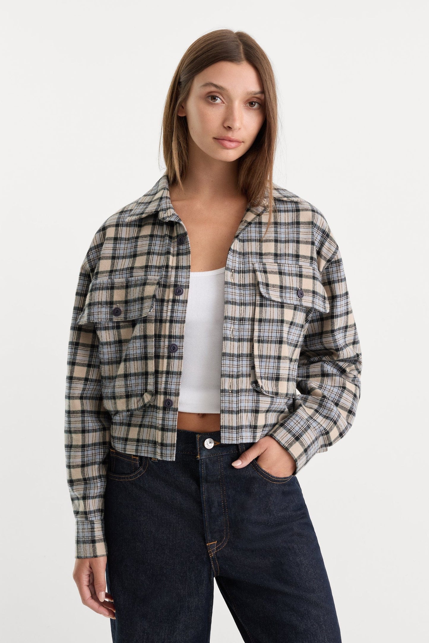 Patch Pocket Plaid Shirt