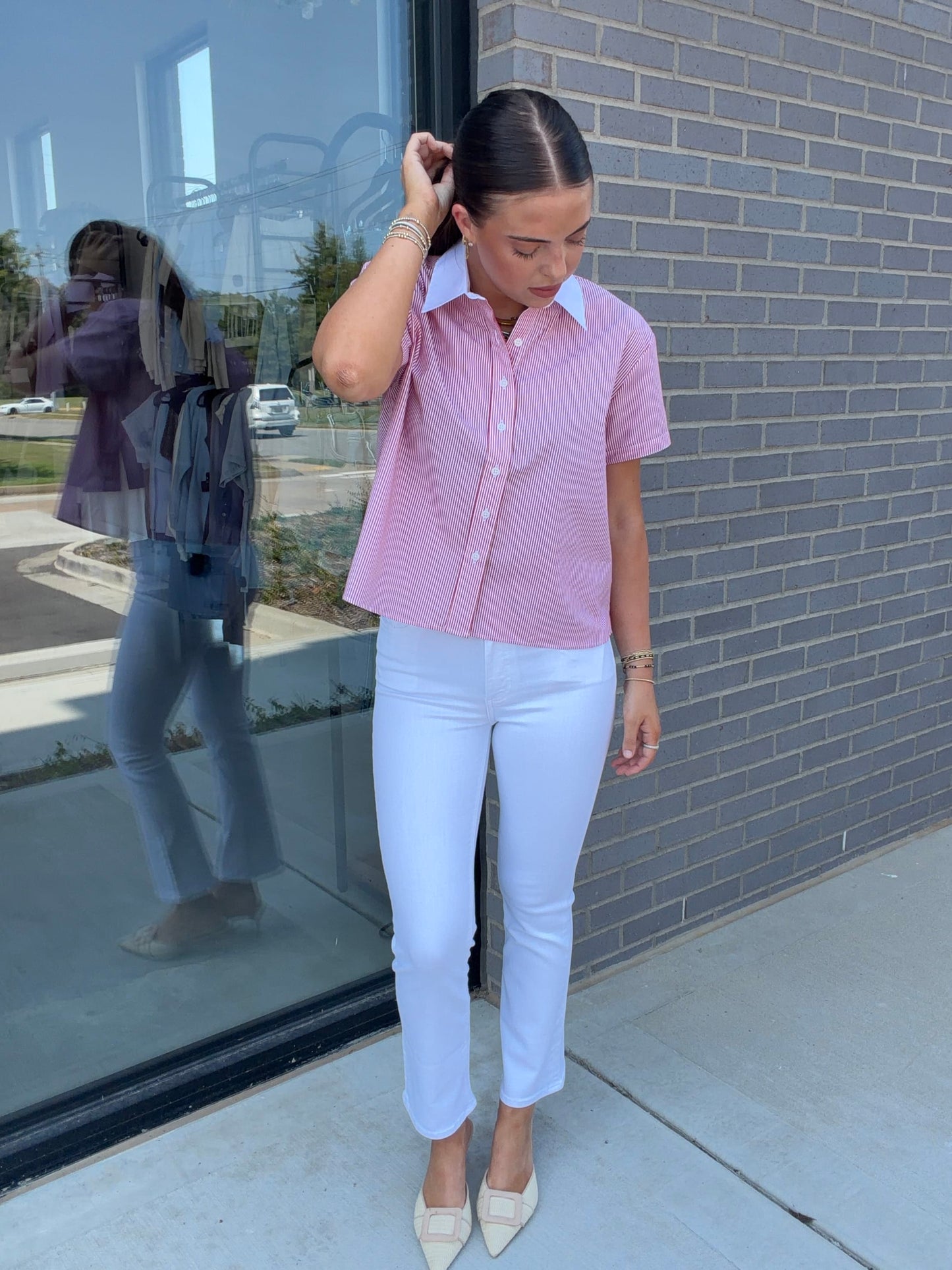 Razorback Cropped Shirt