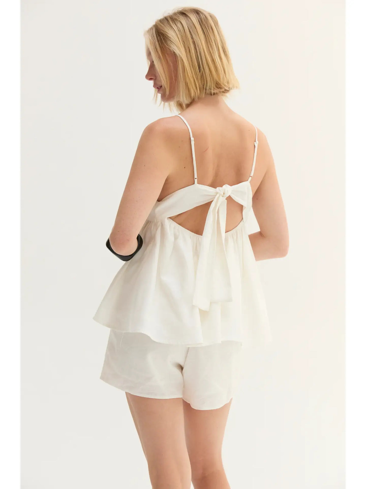Isla Linen Babydoll Top