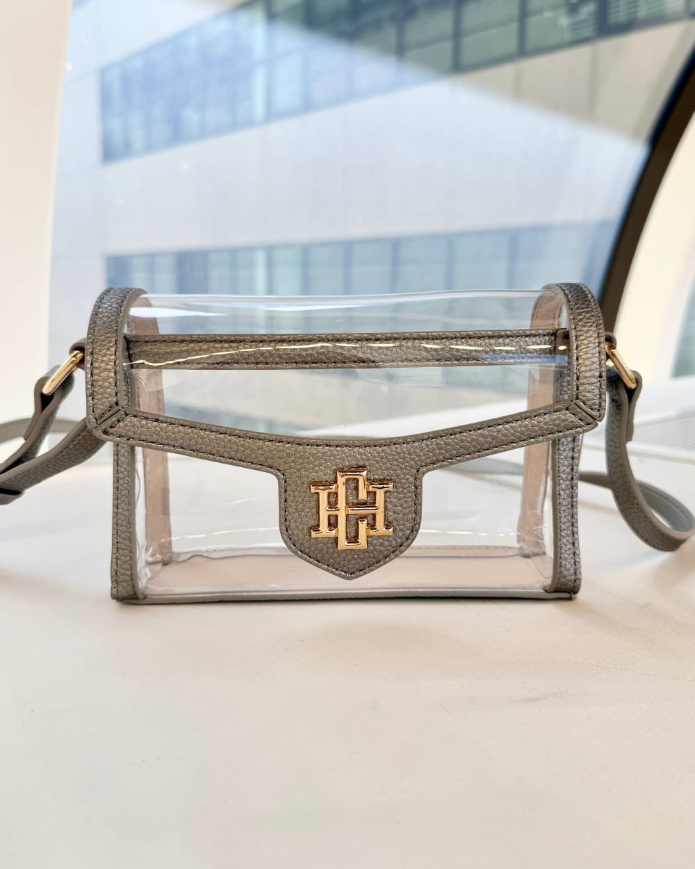 Anna Clear Bag Black Pearl