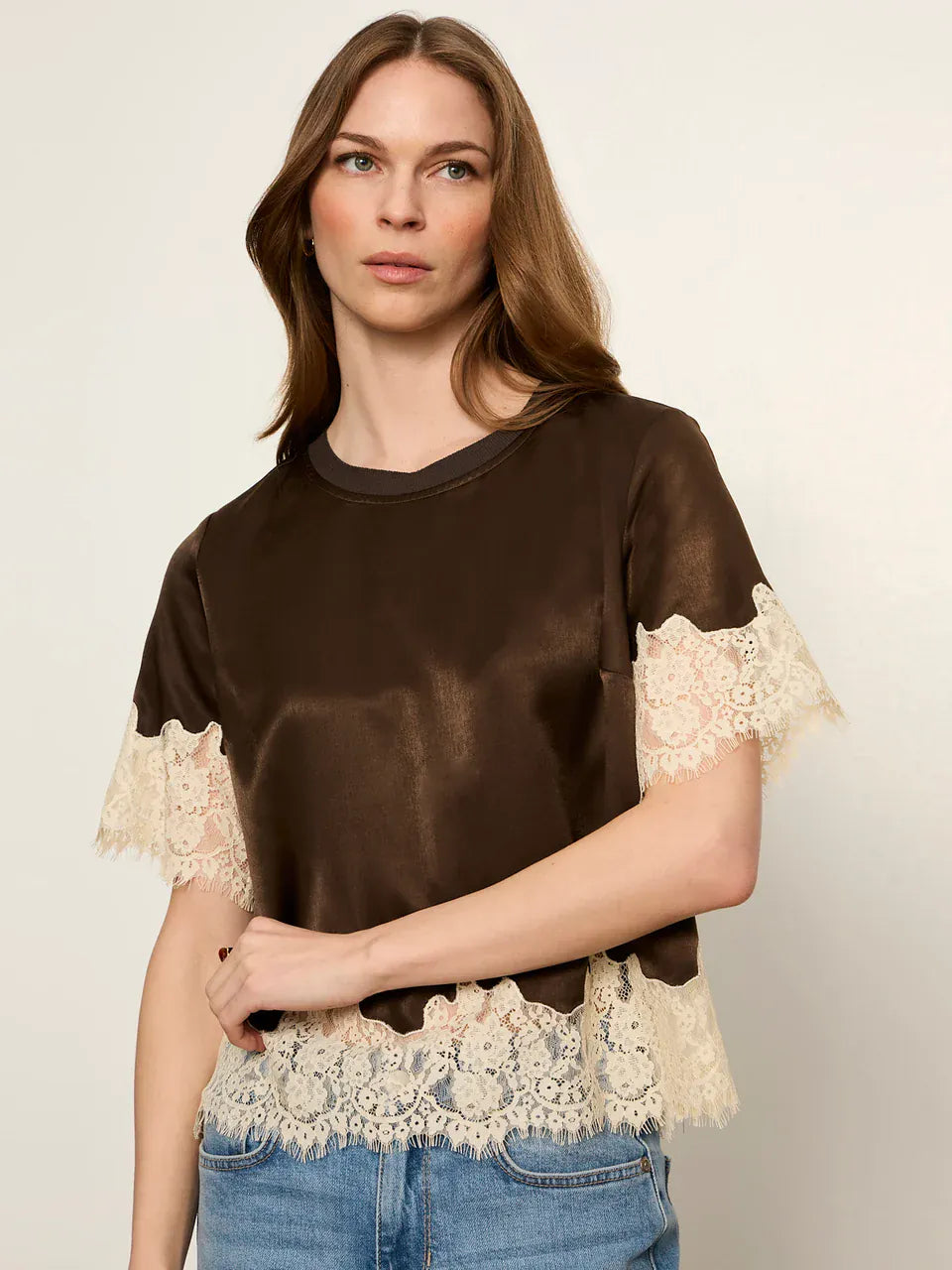 One of a Kind Satin Top
