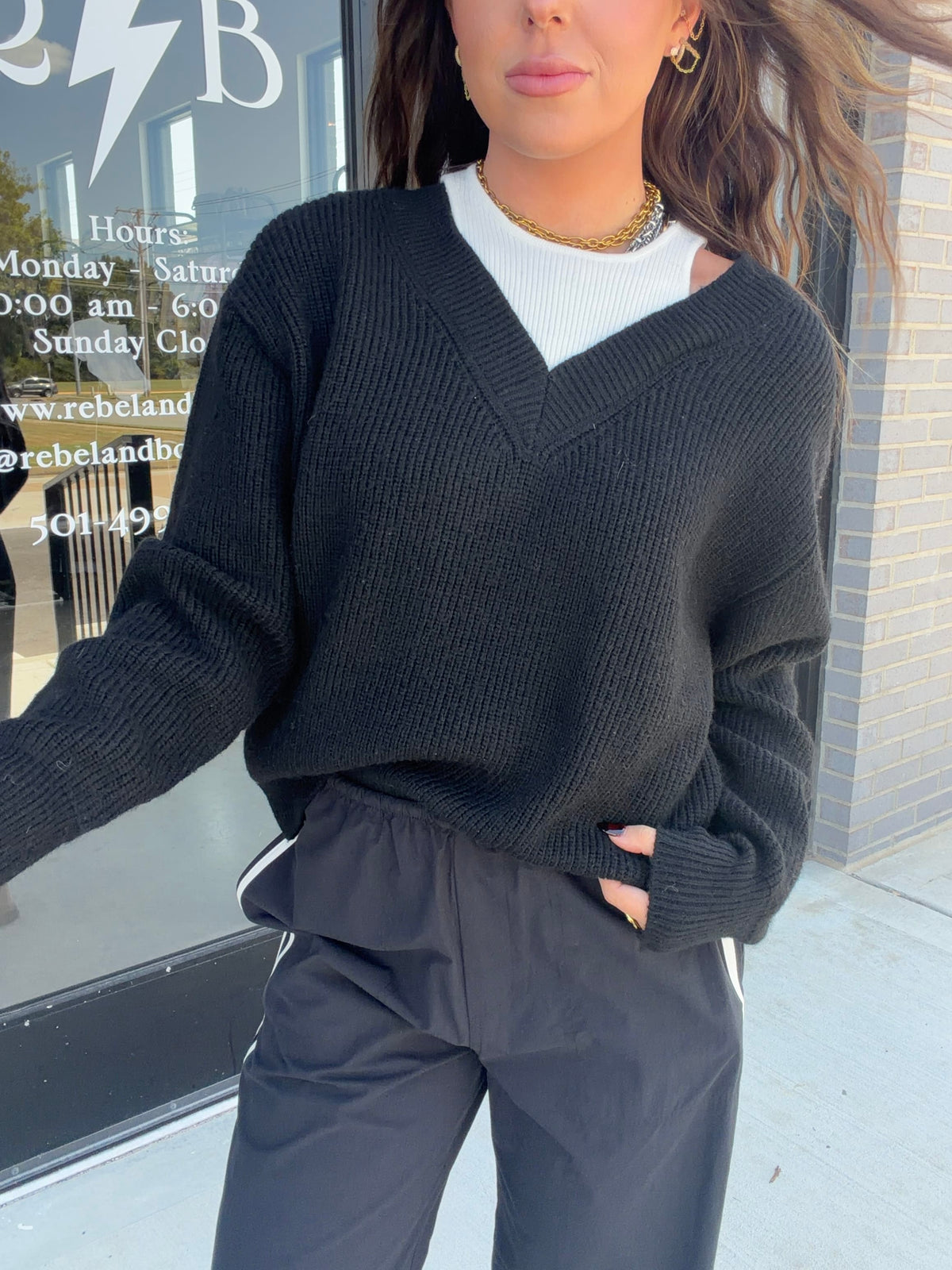 Double Layer Sweater