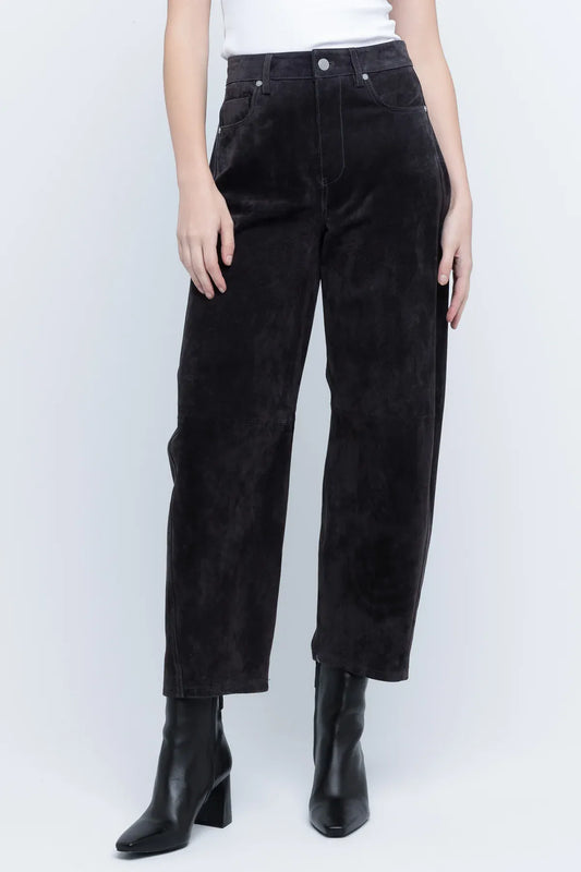 Deep Slate Suede Pants