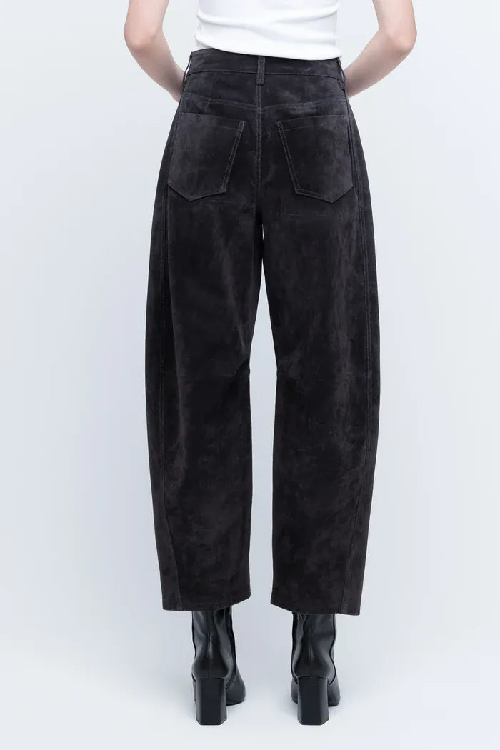 Deep Slate Suede Pants