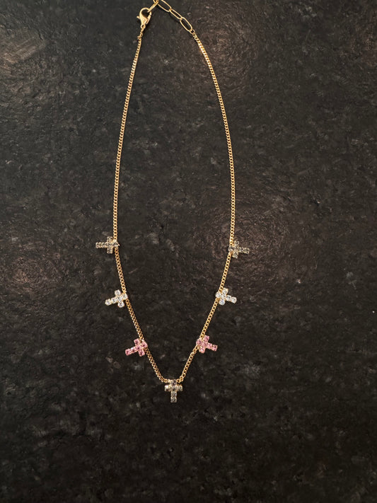 Multi Cross Necklace