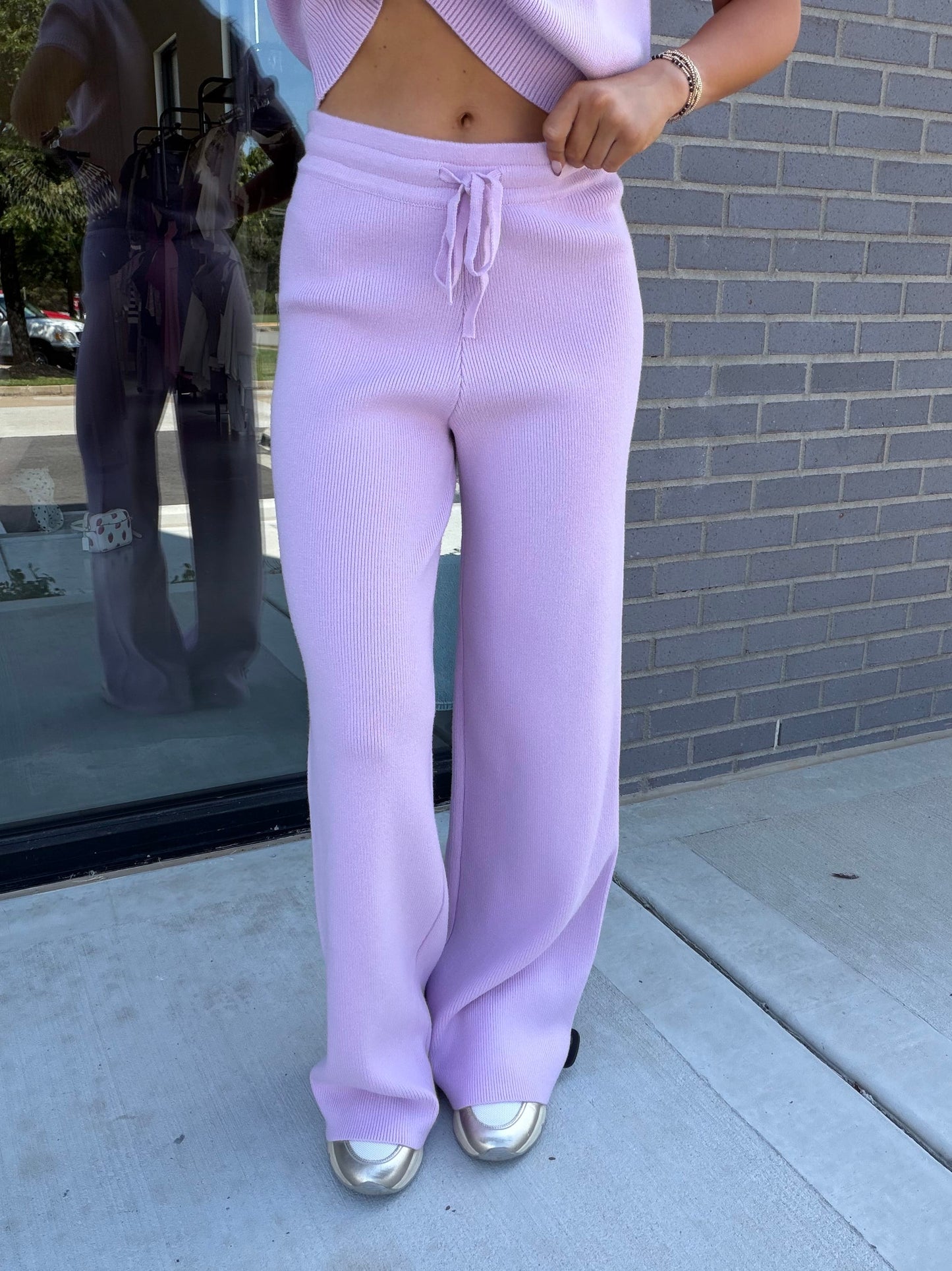 Ribbed Knit Pant