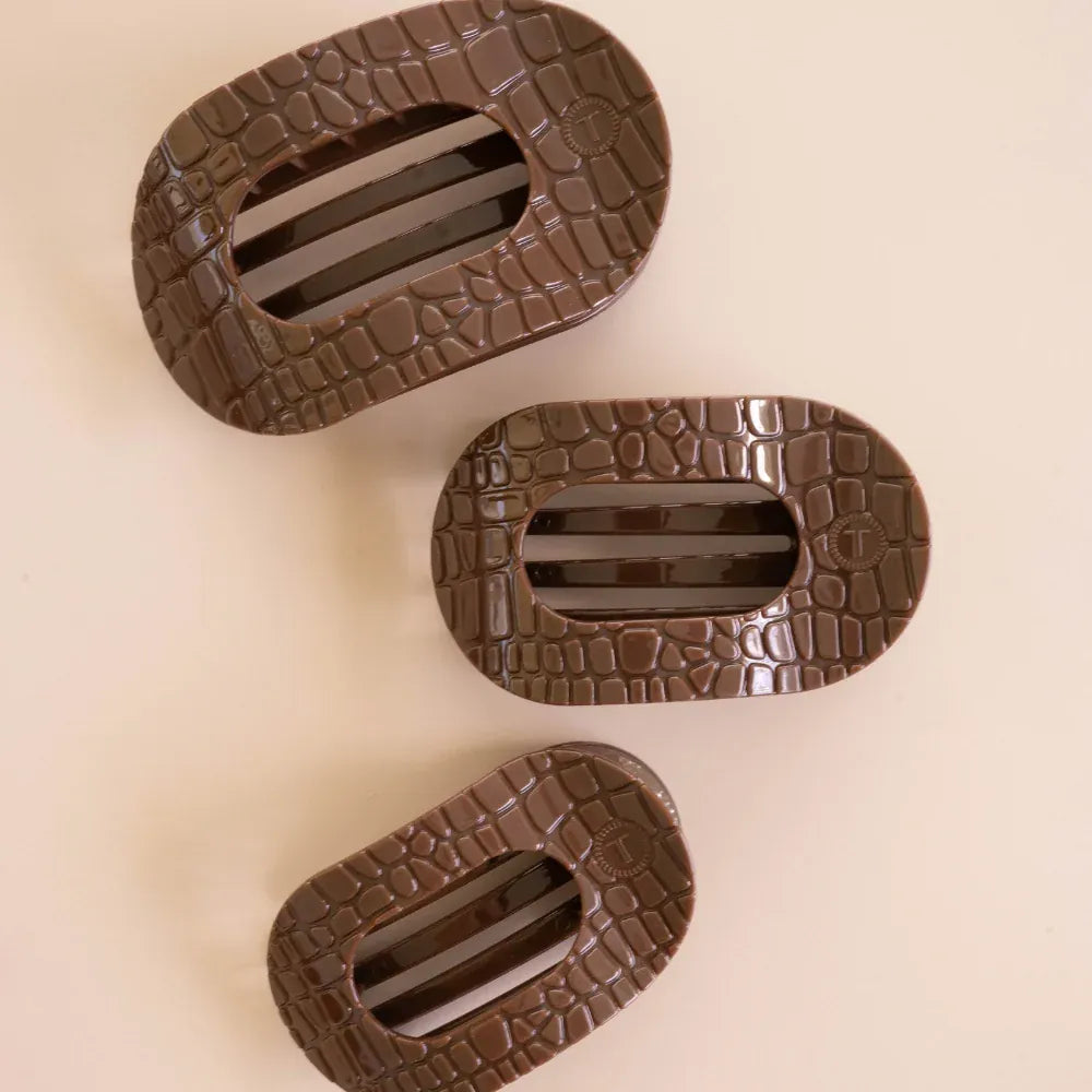 Brown Crocodile Clip