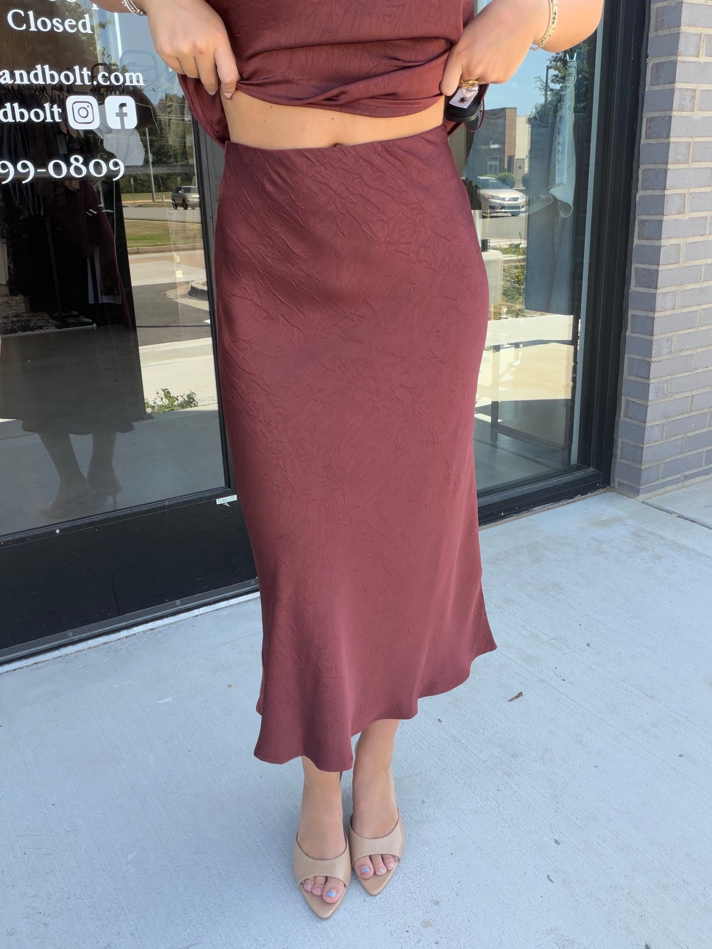 Ceremony Midi Skirt