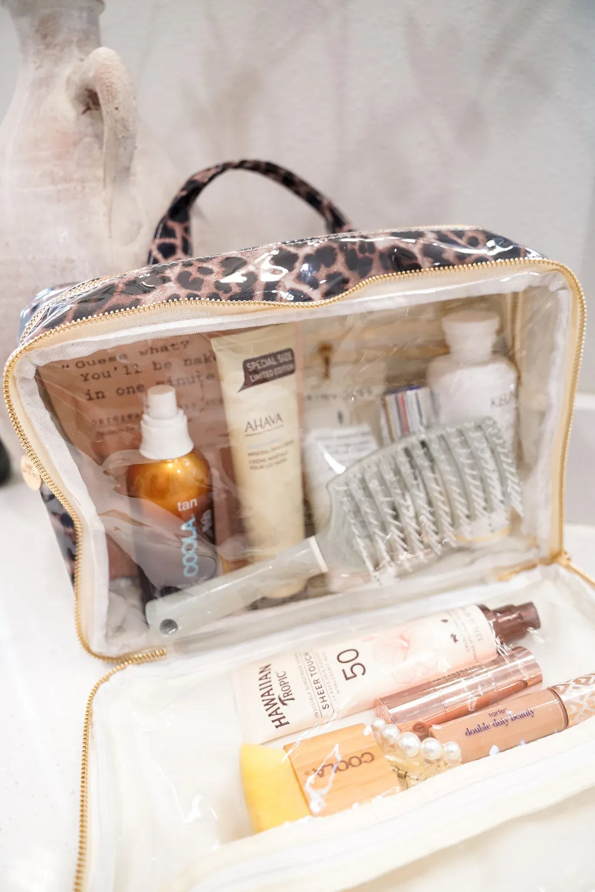Clear Coat Toiletry Case