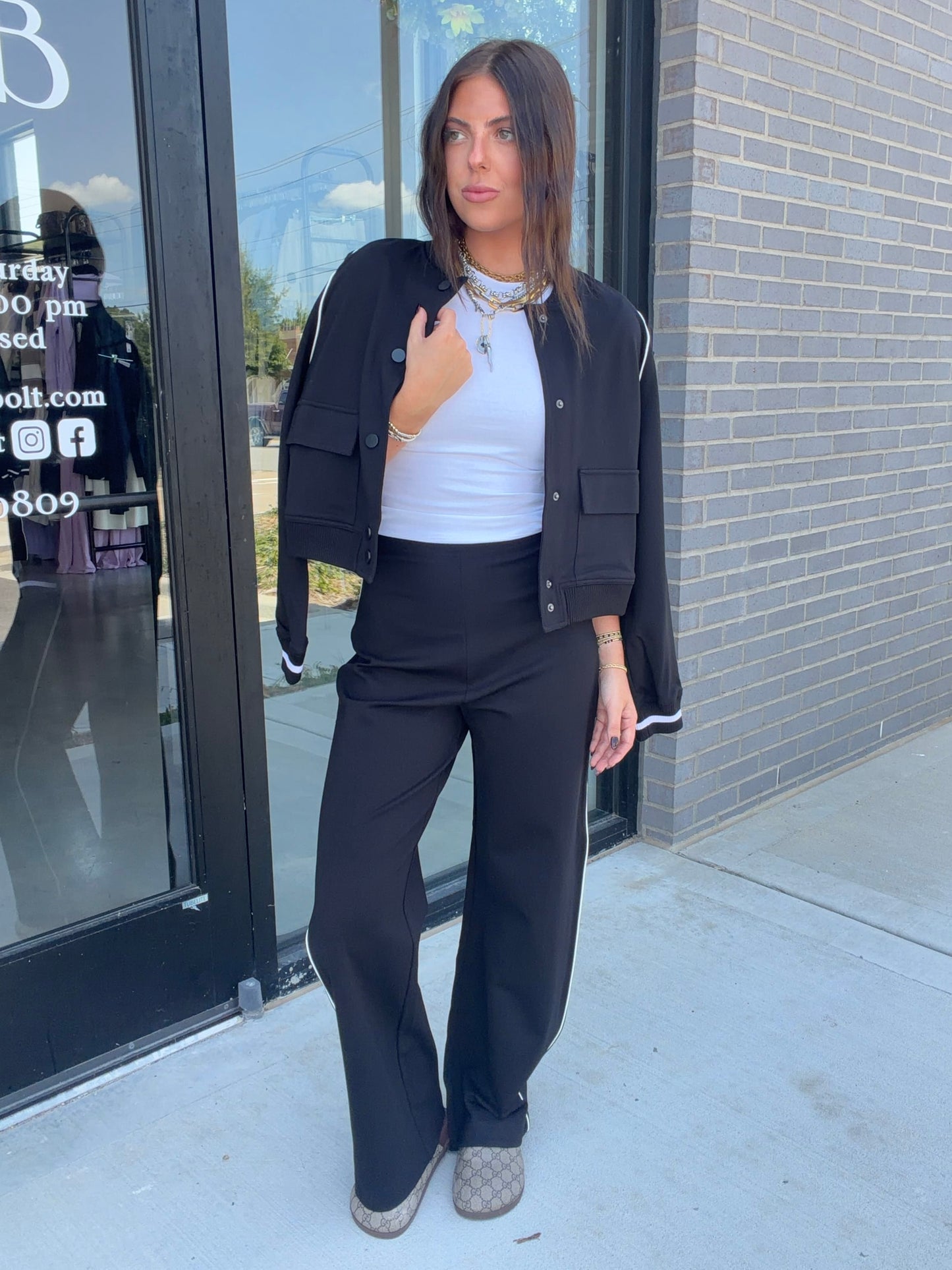 Track Wide Leg Pant