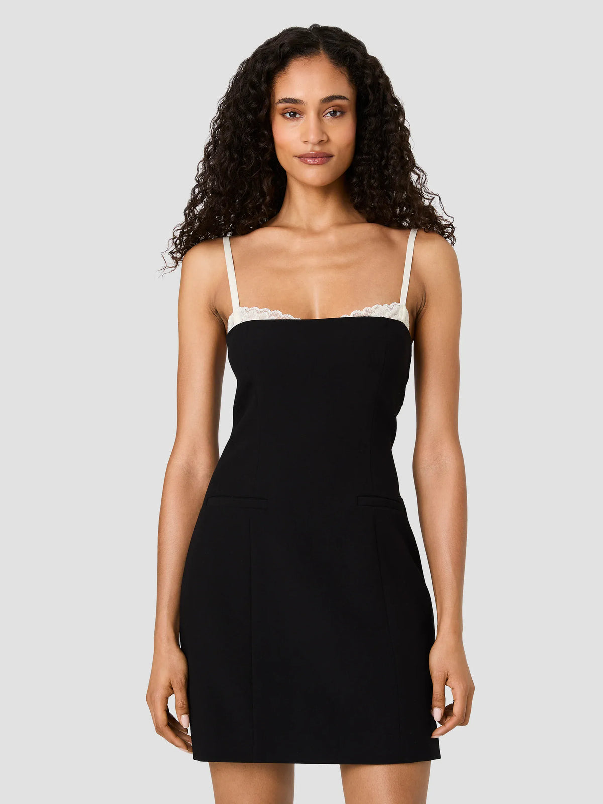 Azra Lace Trim Dress