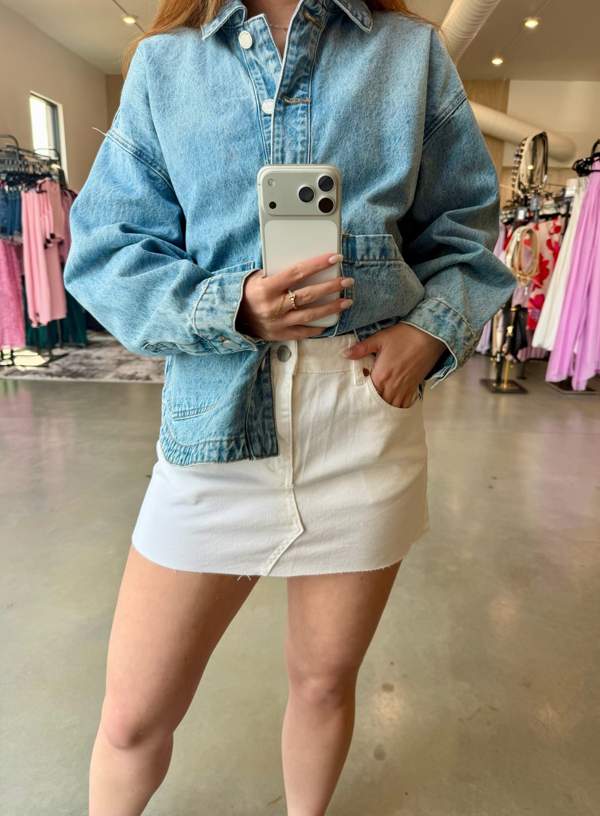 See You Again Denim Skirt