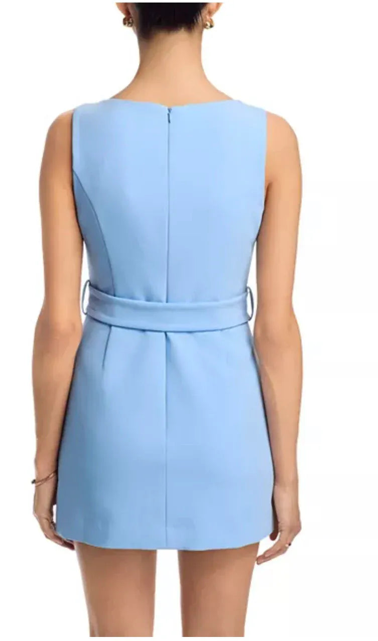 Azra Belted Mini Dress