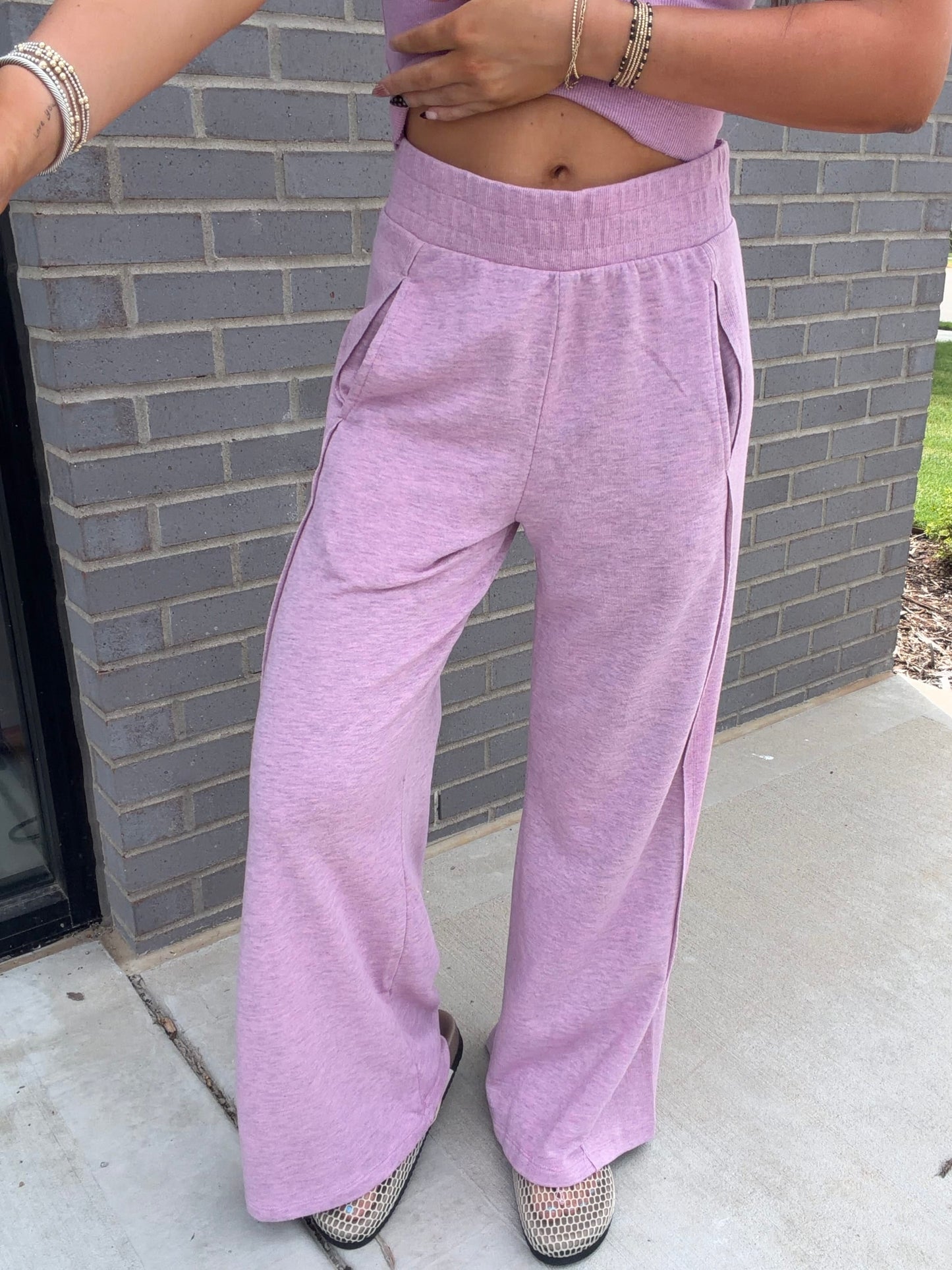 Heathered Halter Set