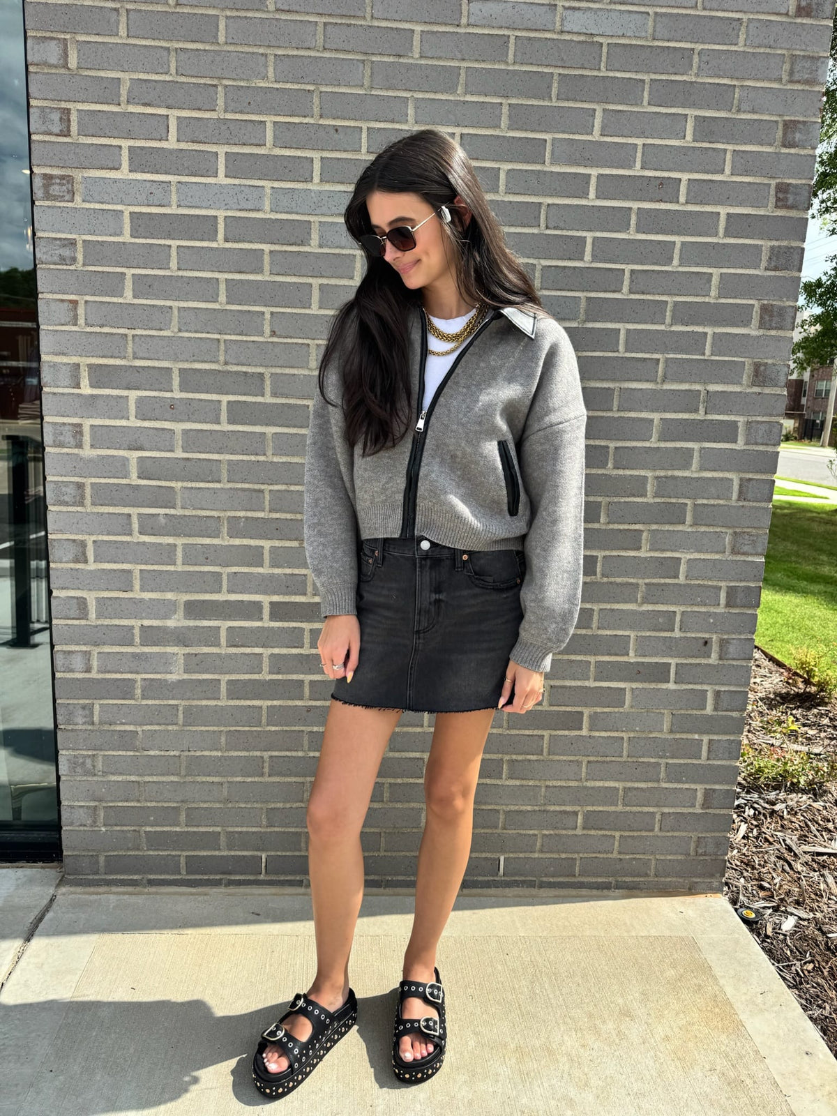 Sweater Bomber Jacket