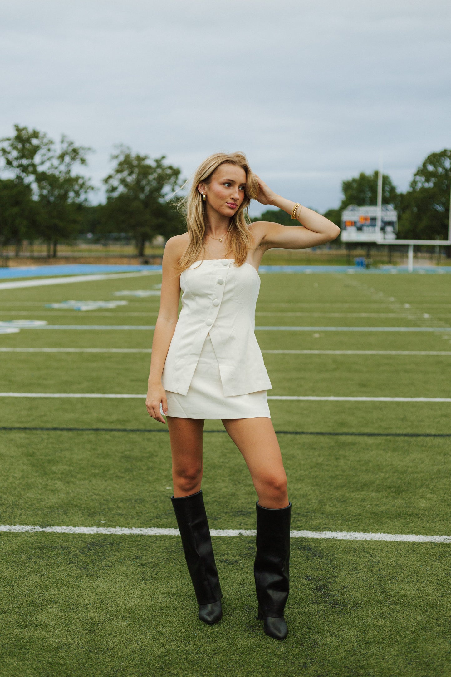 Front Button Romper