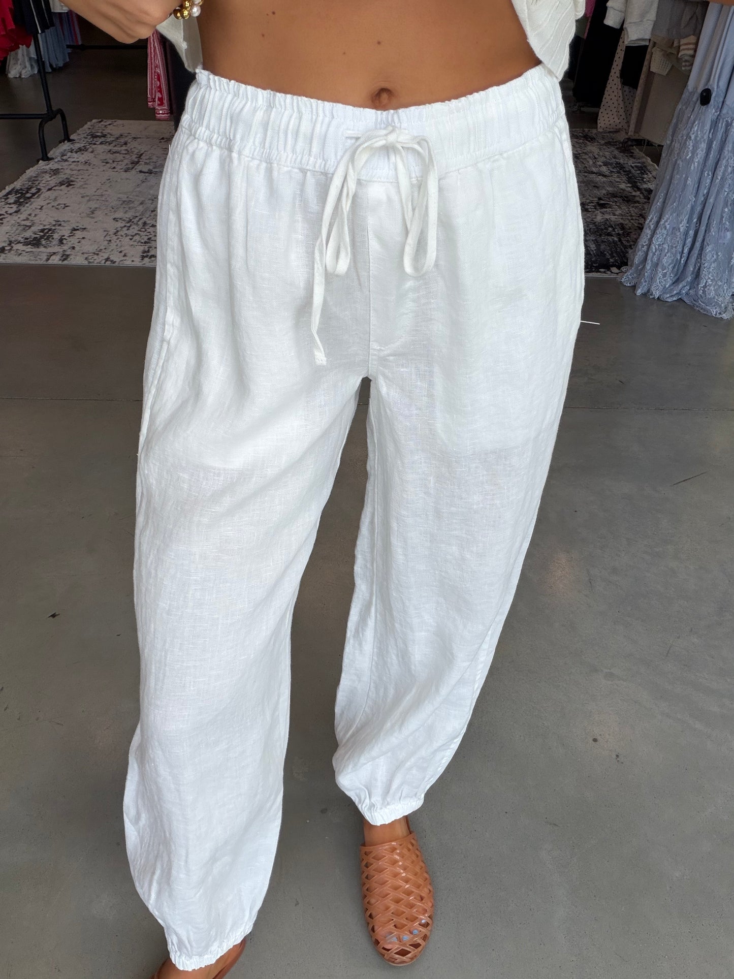 Melody Linen Jogger