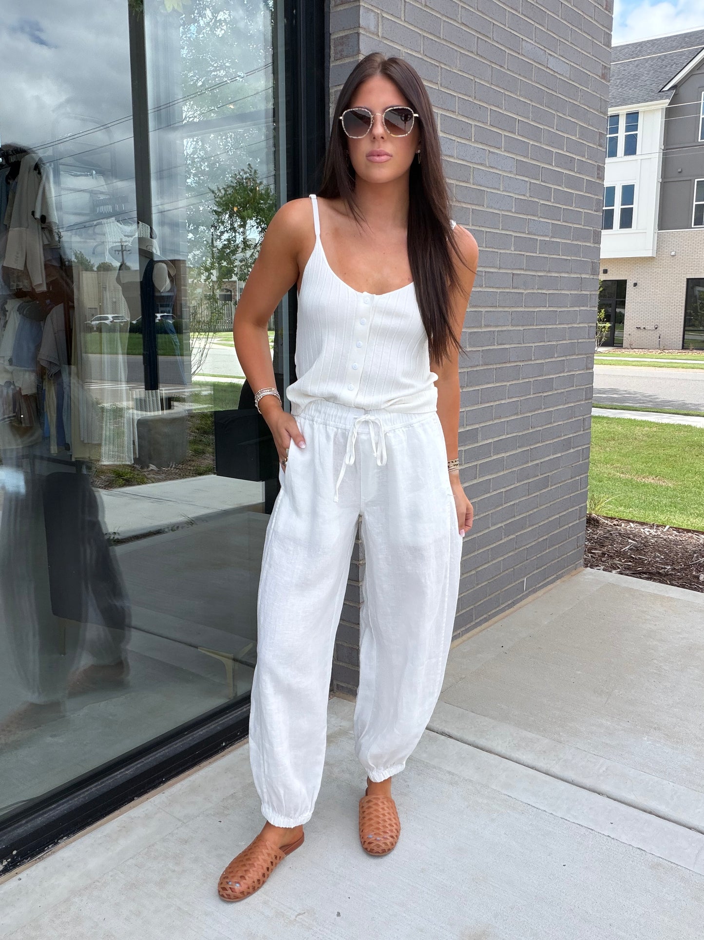 Melody Linen Jogger