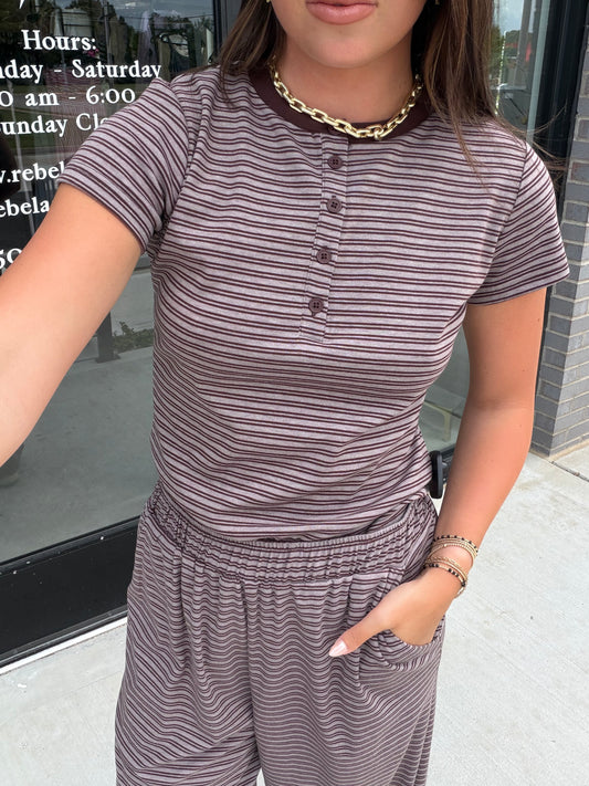 Double Striped Tee
