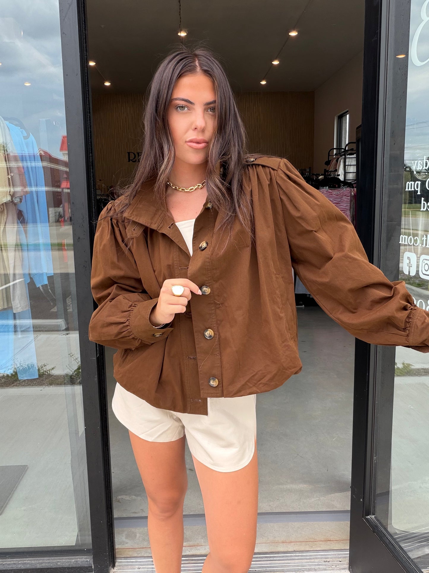 High Stand Bomber Jacket