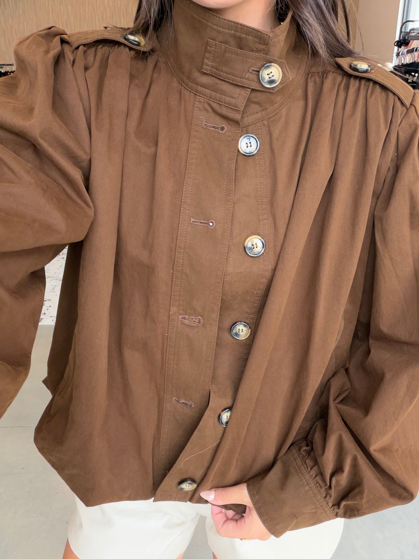 High Stand Bomber Jacket