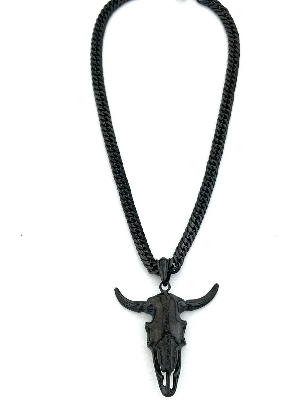 Midnight Bull Necklace