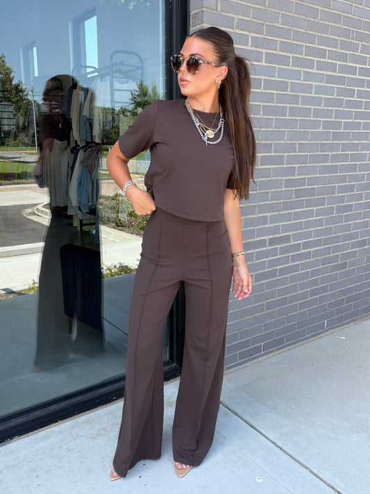 Espresso Boxy Tee