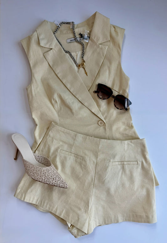 Butter Linen Shorts