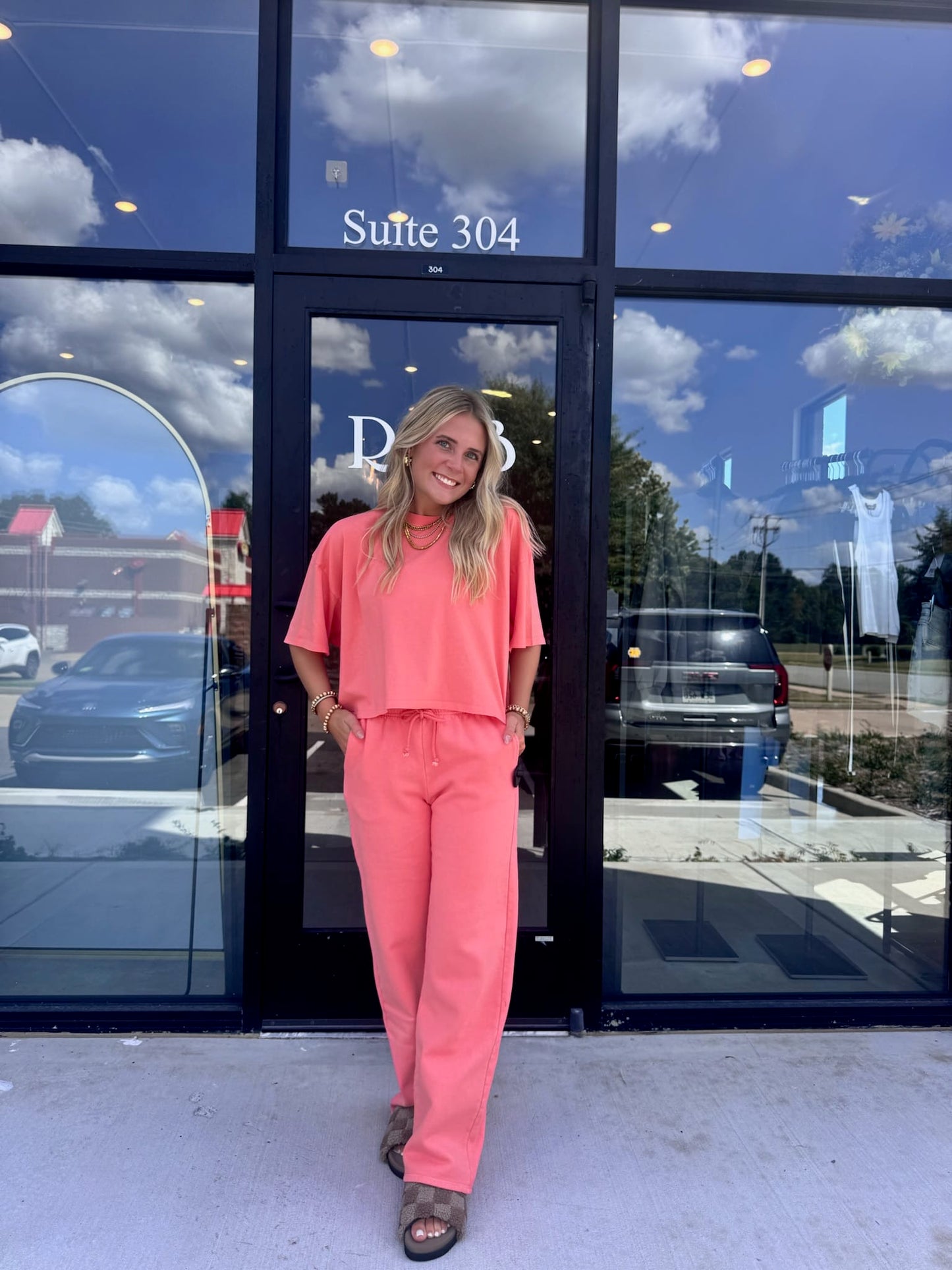 Solid Cropped OS Tee