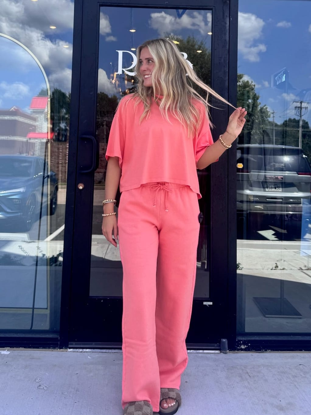 Solid Drawstring Pants