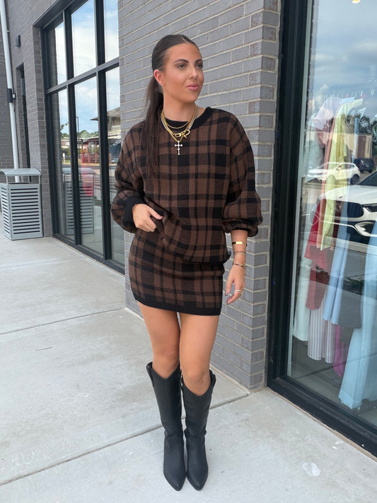 Cameron Plaid Sweater