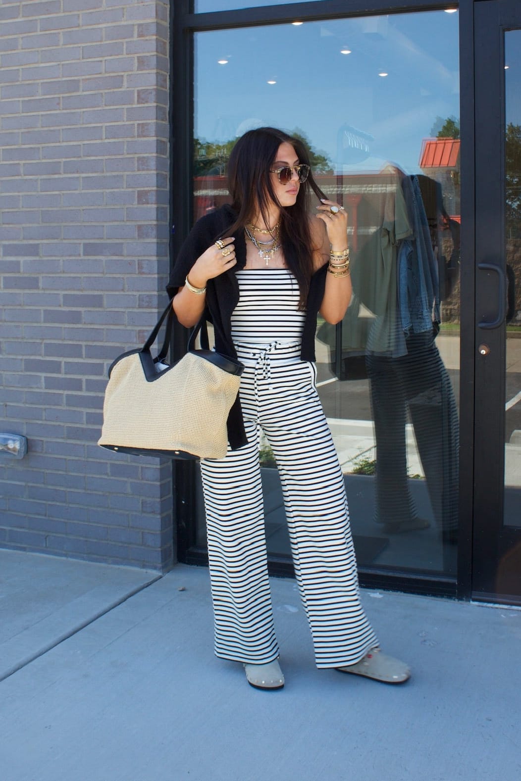 Thea Striped Tube Top